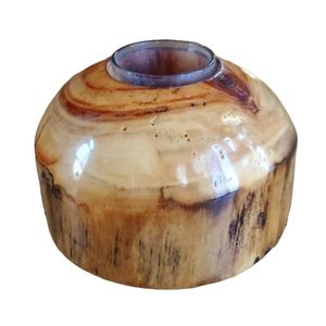 Dan Noble Handcrafted Aspen Wood Votive Candle Holder‎